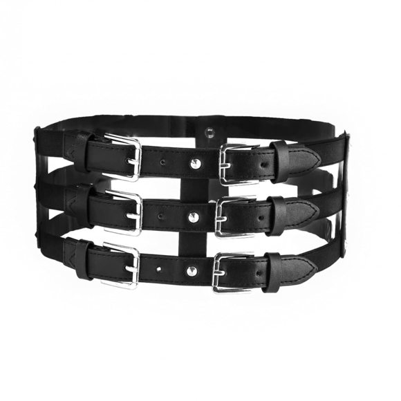 Punk Leather Goth Belt For Women Men Retro Vintage Rock Leg Waist Biker🙂 - Picture 1 of 6